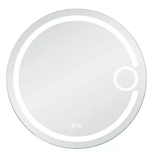 LED spogulis ar apsildes funkciju SOLAR, Ø 80 cm, 2700-6500K, 52W, 3025Lm, IP44